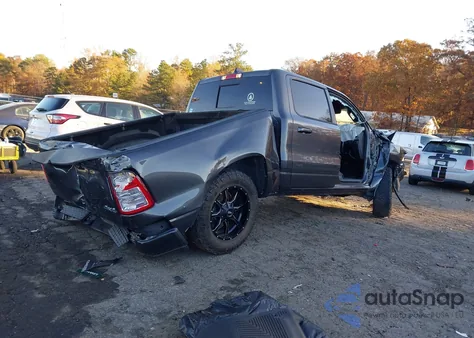 2022 Ram 1500 Big Horn 4X4 5'7 Box из США, поврежденный, VIN 1C6SRFFT8NN370407